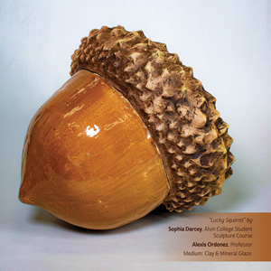 Fall Semester Alvin College Student Art Exhibition flyer